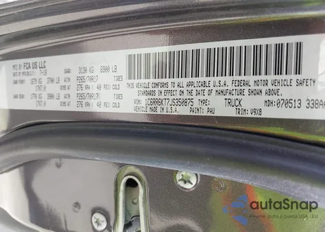 2018 Ram 1500 Express 4X2 5'7 Box из США, поврежденный, VIN 1C6RR6KT7JS350875